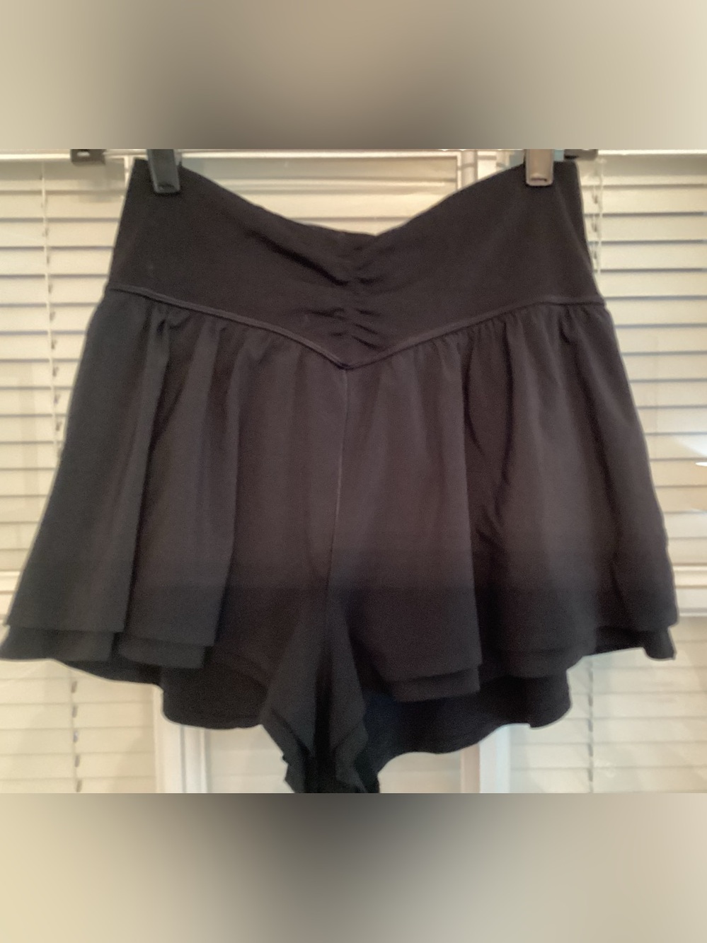 aerie Black Layered Athletic Shorts